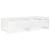 Pat extensibil de zi, alb, 2x(90x190) cm, lemn masiv de pin GartenMobel Dekor