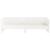 Pat extensibil de zi, alb, 2x(90x190) cm, lemn masiv de pin GartenMobel Dekor