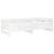 Pat extensibil de zi, alb, 2x(90x190) cm, lemn masiv de pin GartenMobel Dekor