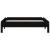Pat stivuibil, negru, 75x190 cm, lemn masiv de pin GartenMobel Dekor