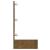 Dulap cu oglindă și LED, stejar fumuriu, 90x31,5x62 cm GartenMobel Dekor