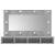 Dulap cu oglindă și LED, gri sonoma, 90x31,5x62 cm GartenMobel Dekor