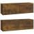 Comode TV, 2 buc., stejar fumuriu, 100x30x30 cm, lemn prelucrat GartenMobel Dekor
