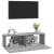Comode TV, 2 buc., gri sonoma, 100x30x30 cm, lemn prelucrat GartenMobel Dekor
