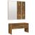 Set de mobilier pentru hol, stejar fumuriu, lemn prelucrat GartenMobel Dekor
