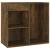 Dulap de cosmetice, stejar fumuriu, 80x40x75 cm, lemn prelucrat GartenMobel Dekor