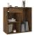 Dulap de cosmetice, stejar fumuriu, 80x40x75 cm, lemn prelucrat GartenMobel Dekor