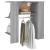 Dulap de hol, gri sonoma, 97,5x37x99 cm, lemn prelucrat GartenMobel Dekor