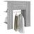 Dulap de hol, gri sonoma, 97,5x37x99 cm, lemn prelucrat GartenMobel Dekor