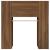 Dulap de hol, stejar maro, 97,5x37x99 cm, lemn prelucrat GartenMobel Dekor