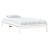 Cadru de pat, alb, 90x200 cm, lemn masiv de pin GartenMobel Dekor