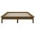 Cadru de pat King Size 5FT maro miere 150x200 cm lemn masiv pin GartenMobel Dekor