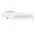 Cadru de pat, alb, 90x190 cm, single, lemn masiv de pin GartenMobel Dekor