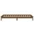 Cadru de pat cu LED, maro miere, 90x200 cm, lemn masiv GartenMobel Dekor