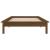 Cadru de pat cu LED, maro miere, 90x200 cm, lemn masiv GartenMobel Dekor