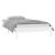 Cadru de pat cu LED, alb, 100x200 cm, lemn masiv GartenMobel Dekor