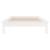 Cadru de pat cu LED, alb, 100x200 cm, lemn masiv GartenMobel Dekor
