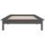 Cadru de pat cu LED, gri, 100x200 cm, lemn masiv GartenMobel Dekor