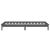 Cadru de pat cu LED, gri, 100x200 cm, lemn masiv GartenMobel Dekor