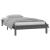 Cadru de pat cu LED, gri, 100x200 cm, lemn masiv GartenMobel Dekor