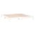 Cadru de pat cu LED, alb, 120x200 cm, lemn masiv GartenMobel Dekor