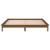 Cadru de pat cu LED, maro miere, 160x200 cm, lemn masiv GartenMobel Dekor