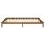 Cadru de pat cu LED, maro miere, 160x200 cm, lemn masiv GartenMobel Dekor