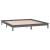 Cadru de pat cu LED, gri, 200x200 cm, lemn masiv GartenMobel Dekor