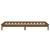 Cadru pat Small Single 2FT6 LED maro miere 75x190 cm lemn masiv GartenMobel Dekor
