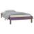 Cadru pat Small Single 2FT6 LED maro miere 75x190 cm lemn masiv GartenMobel Dekor
