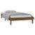Cadru de pat LED Single 3FT, maro miere, 90x190 cm, lemn masiv GartenMobel Dekor