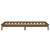 Cadru de pat LED Single 3FT, maro miere, 90x190 cm, lemn masiv GartenMobel Dekor