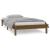 Cadru de pat LED Single 3FT, maro miere, 90x190 cm, lemn masiv GartenMobel Dekor