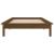 Cadru de pat LED Single 3FT, maro miere, 90x190 cm, lemn masiv GartenMobel Dekor