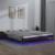 Cadru pat cu LED mic dublu 4FT maro miere 120x190 cm lemn masiv GartenMobel Dekor
