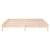 Cadru de pat dublu cu LED, 135x190 cm, lemn masiv dublu GartenMobel Dekor