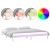 Cadru de pat dublu cu LED, 135x190 cm, lemn masiv dublu GartenMobel Dekor