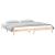 Cadru de pat dublu cu LED, 135x190 cm, lemn masiv dublu GartenMobel Dekor