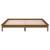 Cadru de pat cu LED, maro miere, 140x190 cm, lemn masiv GartenMobel Dekor