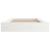 Cadru de pat mic single 2FT6, alb, 75x190 cm, lemn masiv GartenMobel Dekor