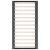 Cadru de pat mic Single 2FT6, gri, 75x190 cm, lemn masiv GartenMobel Dekor