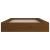 Cadru de pat mic Single 2FT6 maro miere 75x190 cm lemn masiv GartenMobel Dekor