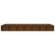 Cadru de pat mic Single 2FT6 maro miere 75x190 cm lemn masiv GartenMobel Dekor