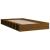 Cadru de pat mic Single 2FT6 maro miere 75x190 cm lemn masiv GartenMobel Dekor