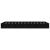 Cadru de pat mic single 2FT6, negru, 75x190 cm, lemn masiv GartenMobel Dekor
