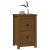 Noptiere, 2 buc, maro miere, 40x35x61,5 cm, lemn masiv de pin GartenMobel Dekor