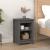 Noptiere, 2 buc., gri, 40x35x55 cm, lemn masiv de pin GartenMobel Dekor