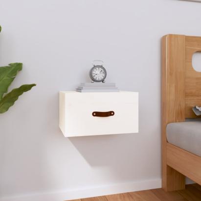 Noptieră de perete, alb, 40x29,5x22 cm GartenMobel Dekor