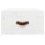 Noptiere de perete, 2 buc., alb, 40x29,5x22 cm GartenMobel Dekor