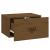 Noptiere de perete, 2 buc., maro miere, 40x29,5x22 cm GartenMobel Dekor